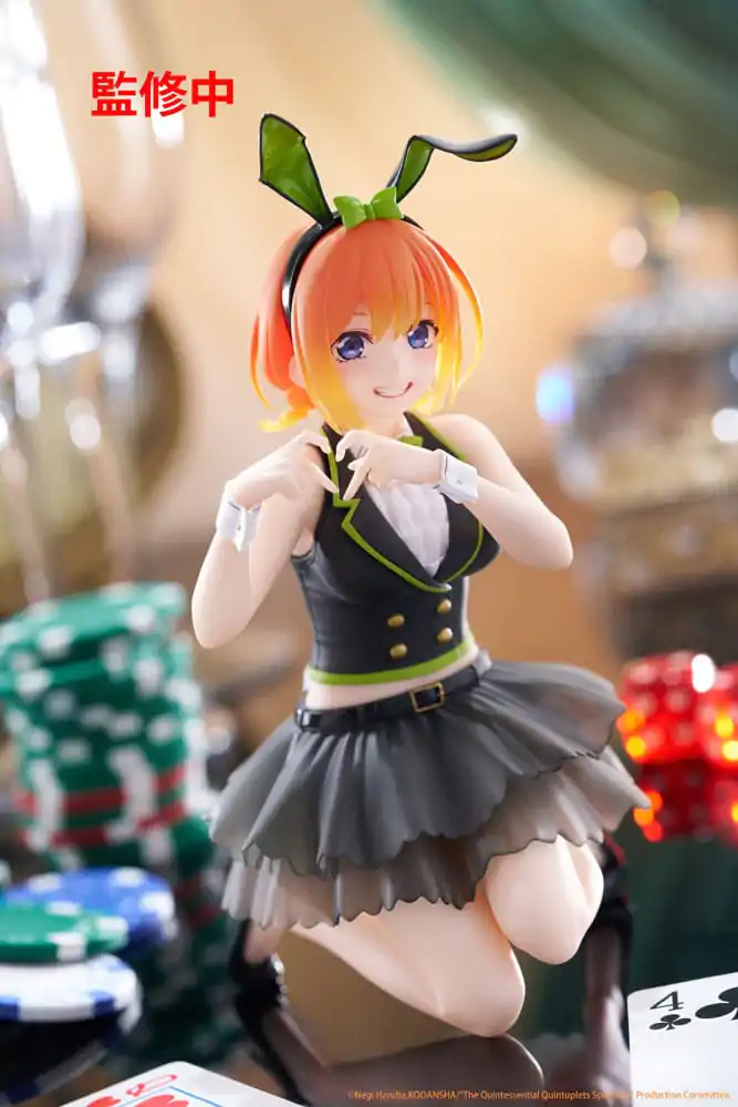 The Quintessential Quintuplets 3 PVC Soška Desktop Cute Figure Yotsuba Nakano (Bunny Ver.) 13 cm fotografii produktu