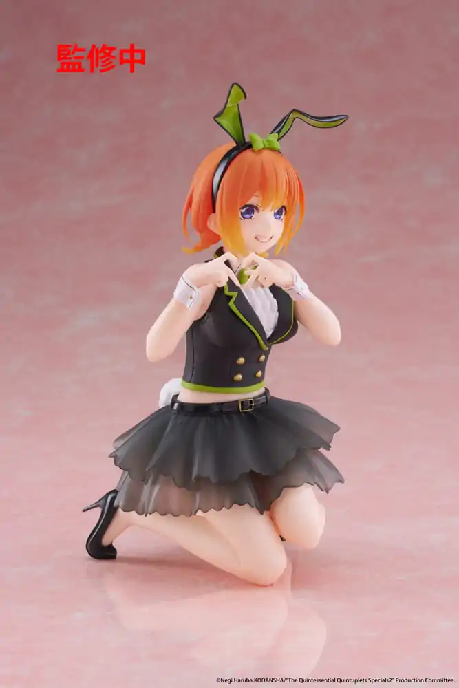 The Quintessential Quintuplets 3 PVC Soška Desktop Cute Figure Yotsuba Nakano (Bunny Ver.) 13 cm fotografii produktu