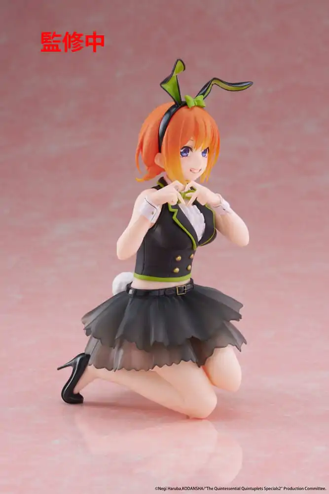 The Quintessential Quintuplets 3 PVC Soška Desktop Cute Figure Yotsuba Nakano (Bunny Ver.) 13 cm fotografii produktu