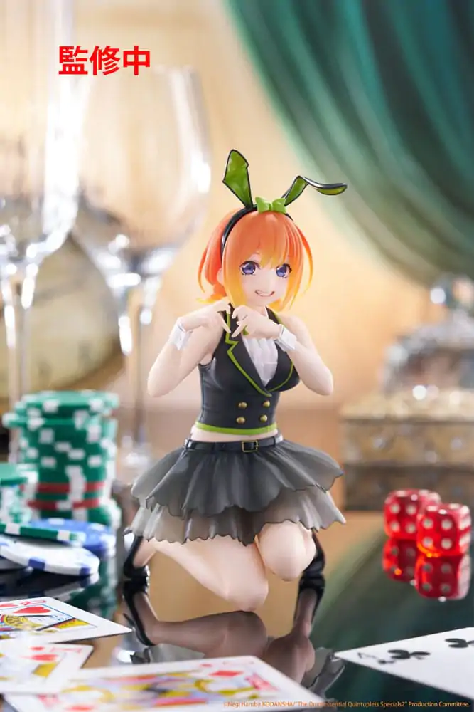 The Quintessential Quintuplets 3 PVC Soška Desktop Cute Figure Yotsuba Nakano (Bunny Ver.) 13 cm fotografii produktu