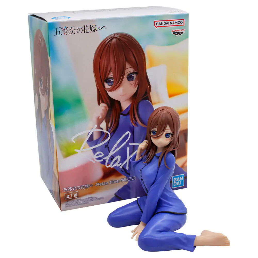 The Quintessential Quintuplets Miku Nakano Relax Time figurka 12 cm fotografii produktu