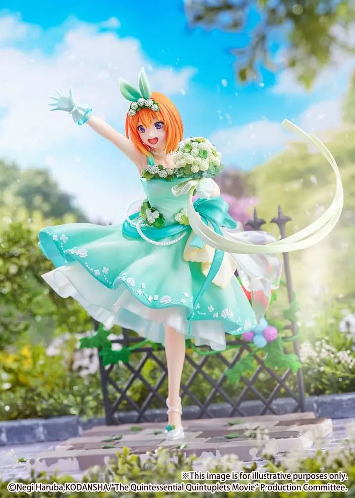 The Quintessential Quintuplets: The Movie PVC socha 1/7 Yotsuba Nakano Floral Dress Ver. 26 cm fotografii produktu