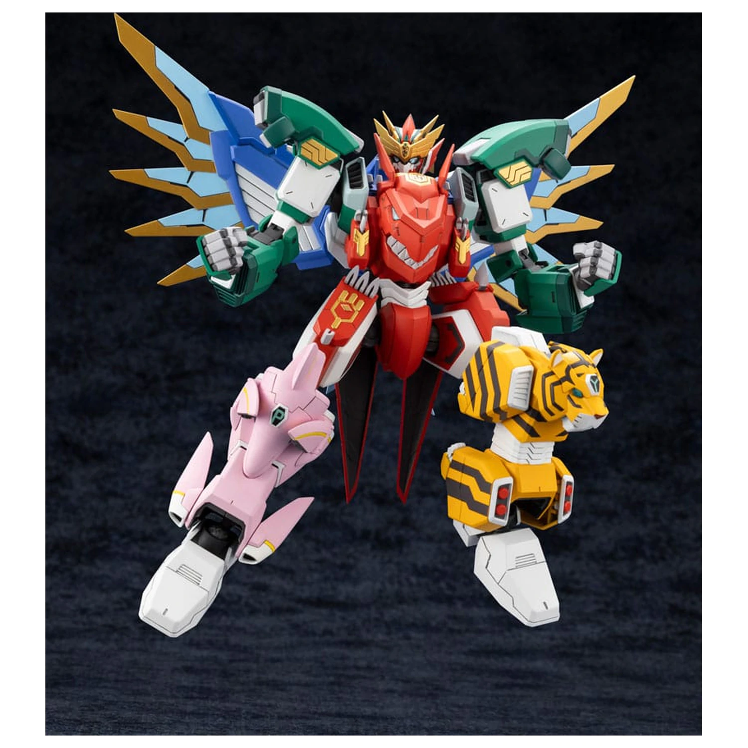 The Red Ranger Becomes an Adventurer in Another World Plastic Model Kit Maximum Kizuna Kaiser 17 cm fotografii produktu