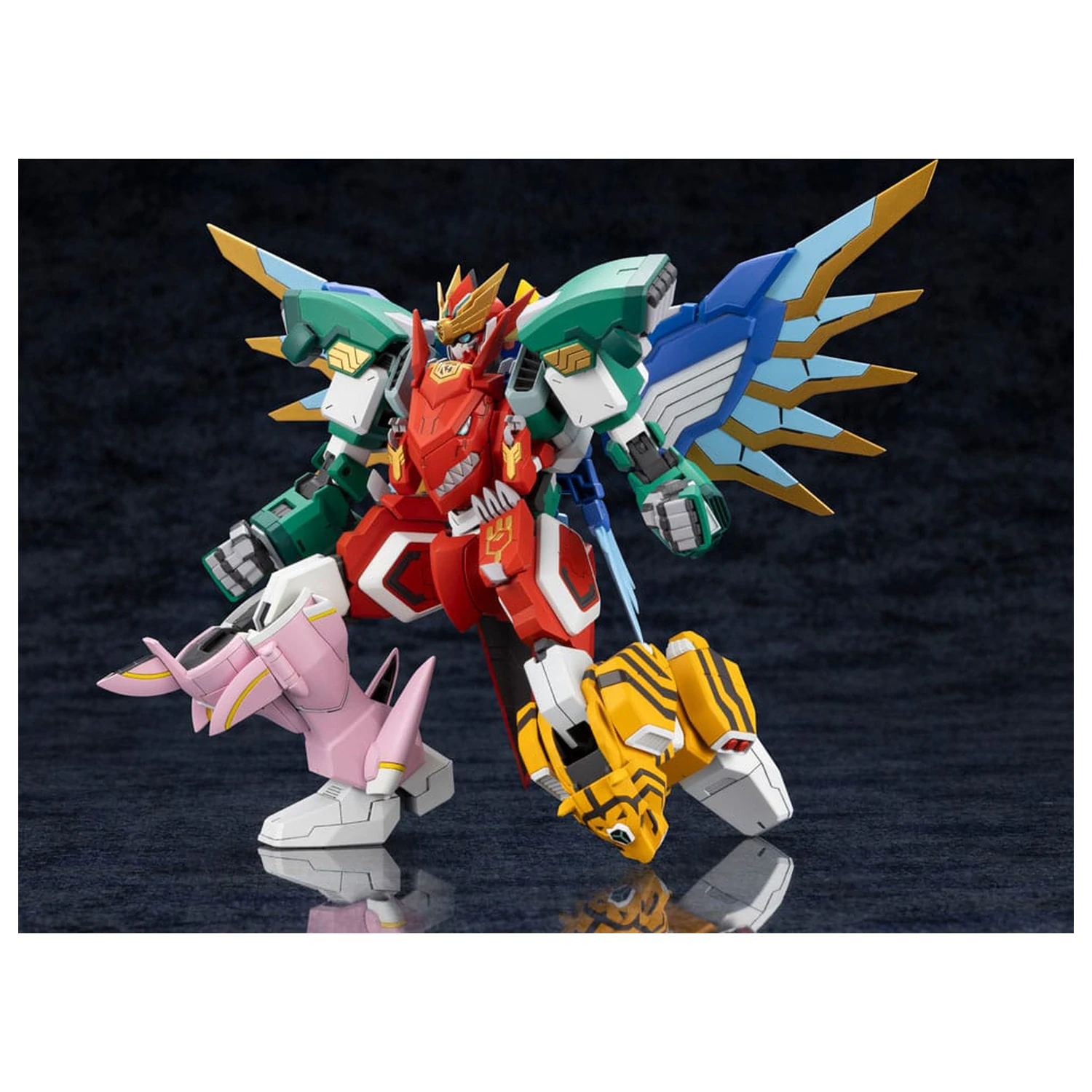 The Red Ranger Becomes an Adventurer in Another World Plastic Model Kit Maximum Kizuna Kaiser 17 cm fotografii produktu
