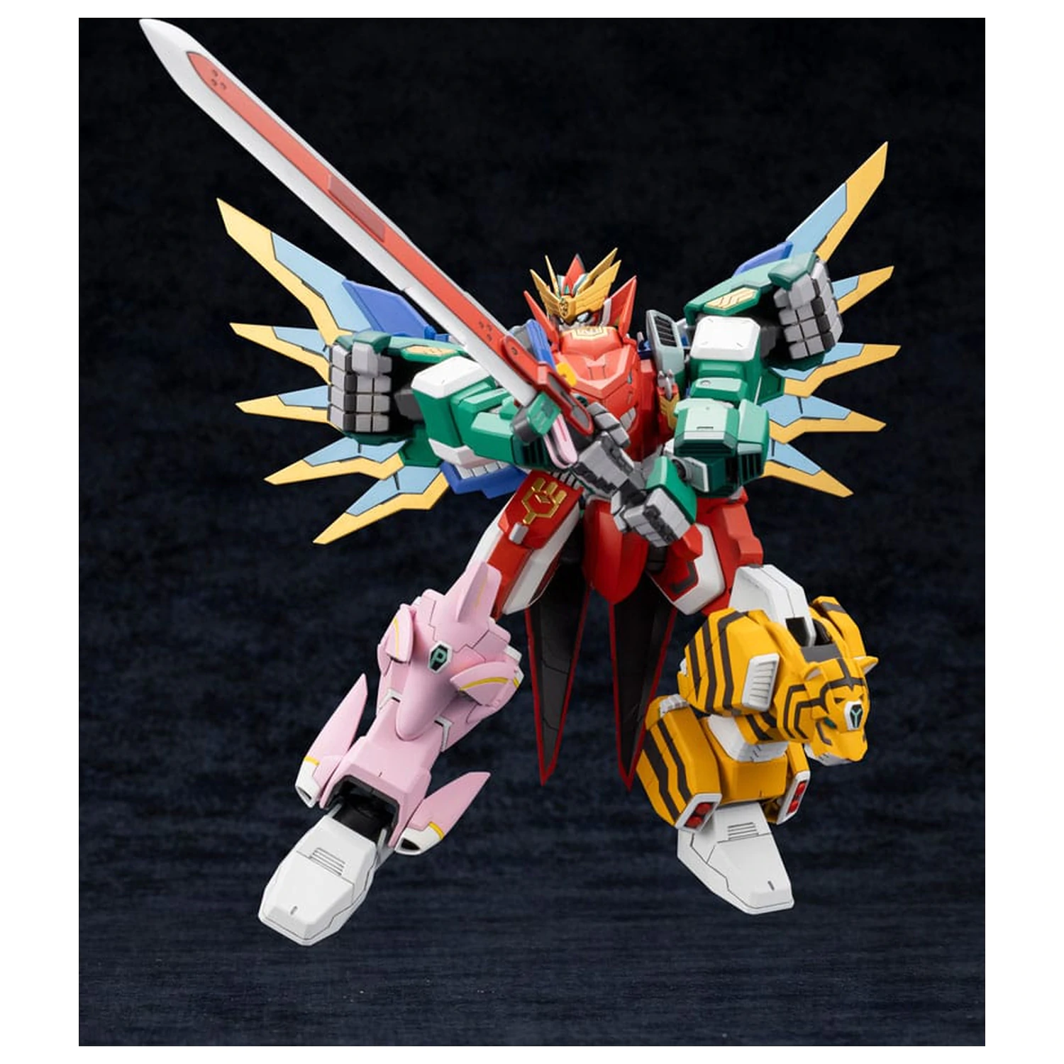The Red Ranger Becomes an Adventurer in Another World Plastic Model Kit Maximum Kizuna Kaiser 17 cm fotografii produktu