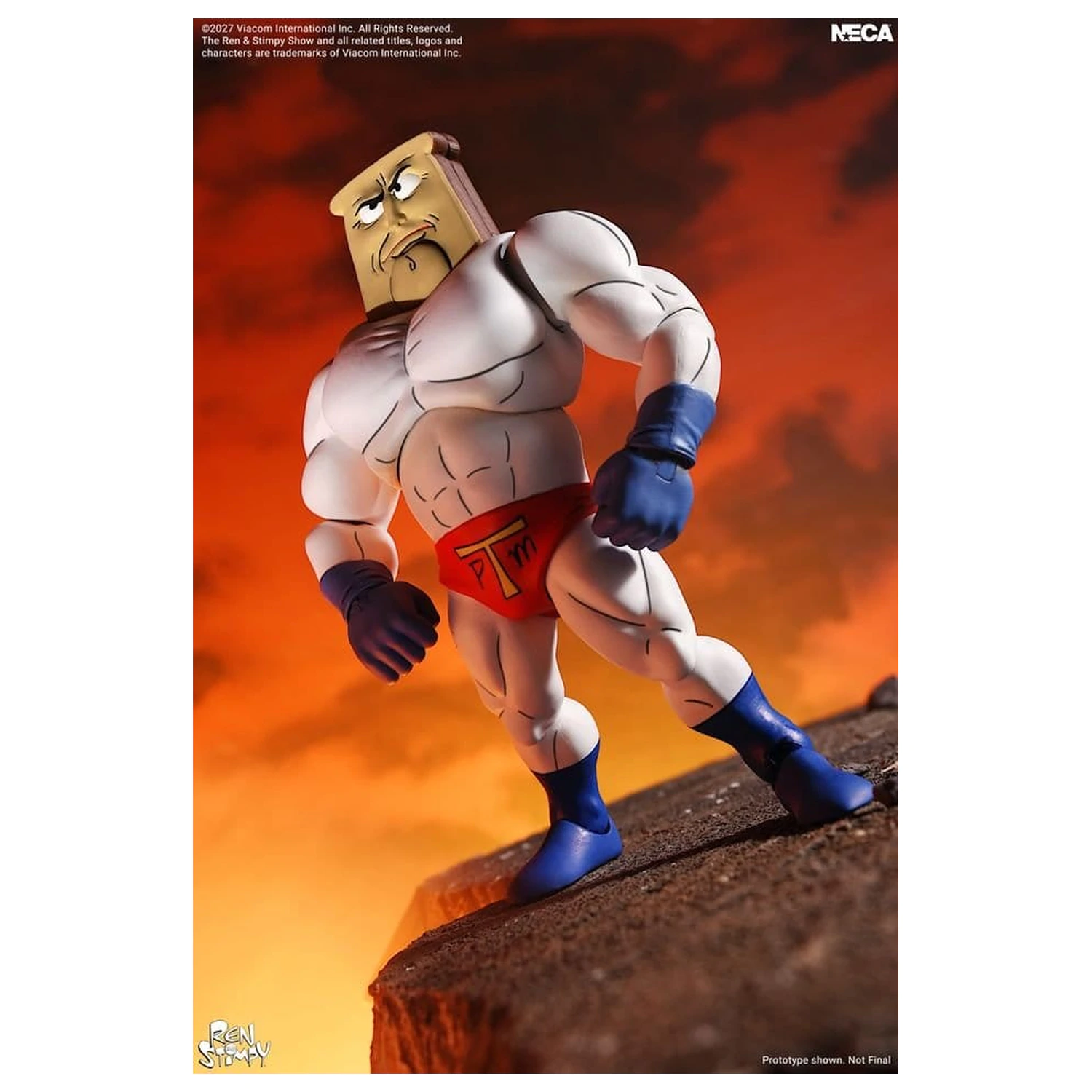 The Ren & Stimpy Show akční figurka Ultimate Powdered Toast Man 18 cm fotografii produktu