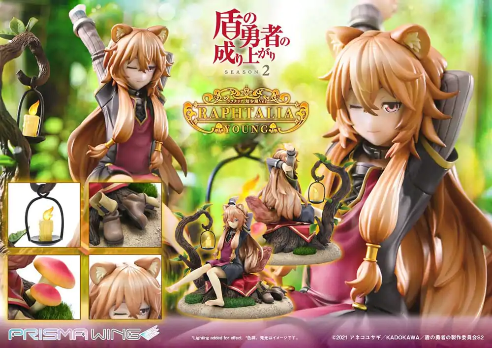 The Rising of the Shield Hero Season 2 Prisma Wing PVC socha 1/7 Raphtalia Young Version 15 cm fotografii produktu