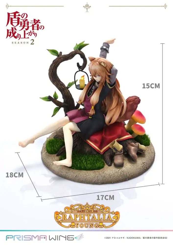 The Rising of the Shield Hero Season 2 Prisma Wing PVC socha 1/7 Raphtalia Young Version 15 cm fotografii produktu