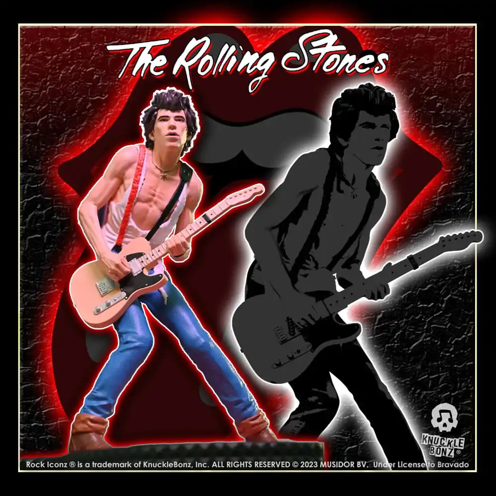 The Rolling Stones Rock Iconz Socha Keith Richards (Tattoo You Tour 1981) 22 cm fotografii produktu