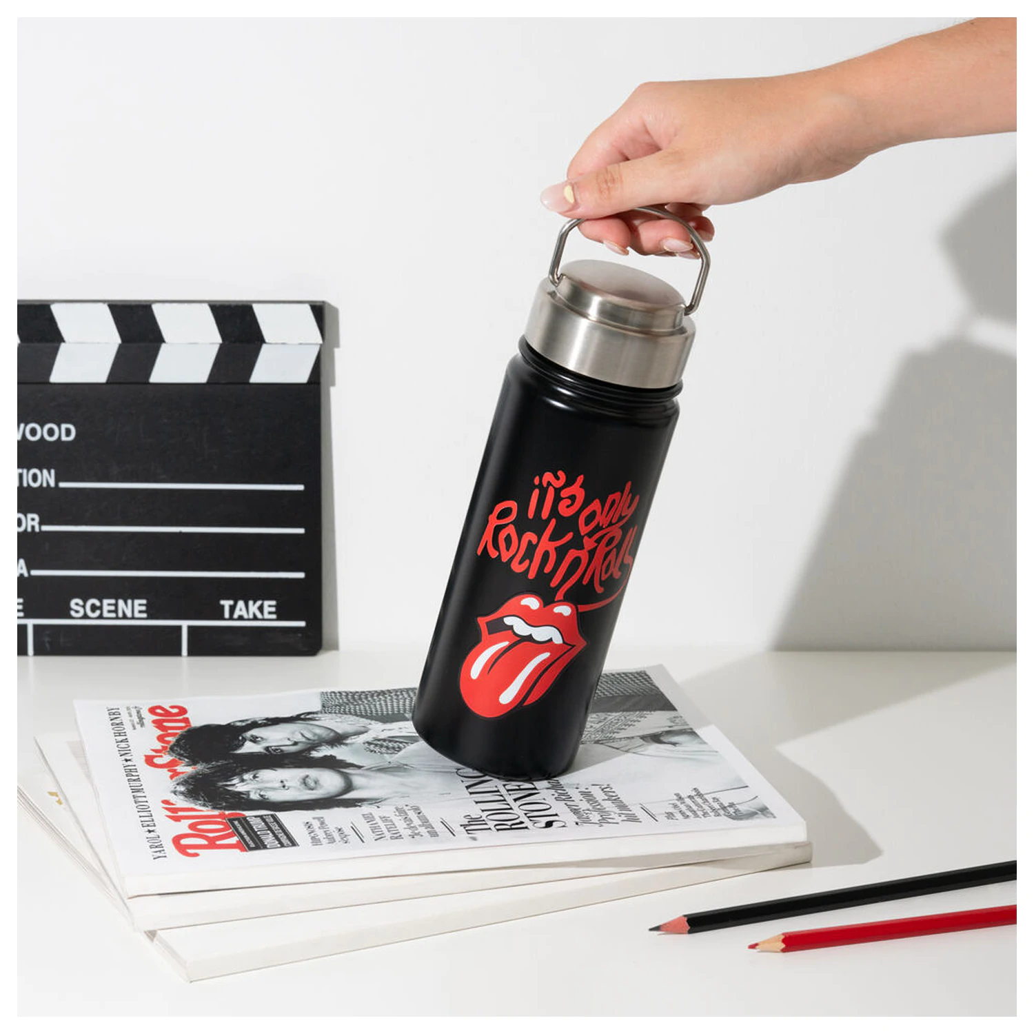 The Rolling Stones Nerezová láhev 500 ml fotografii produktu