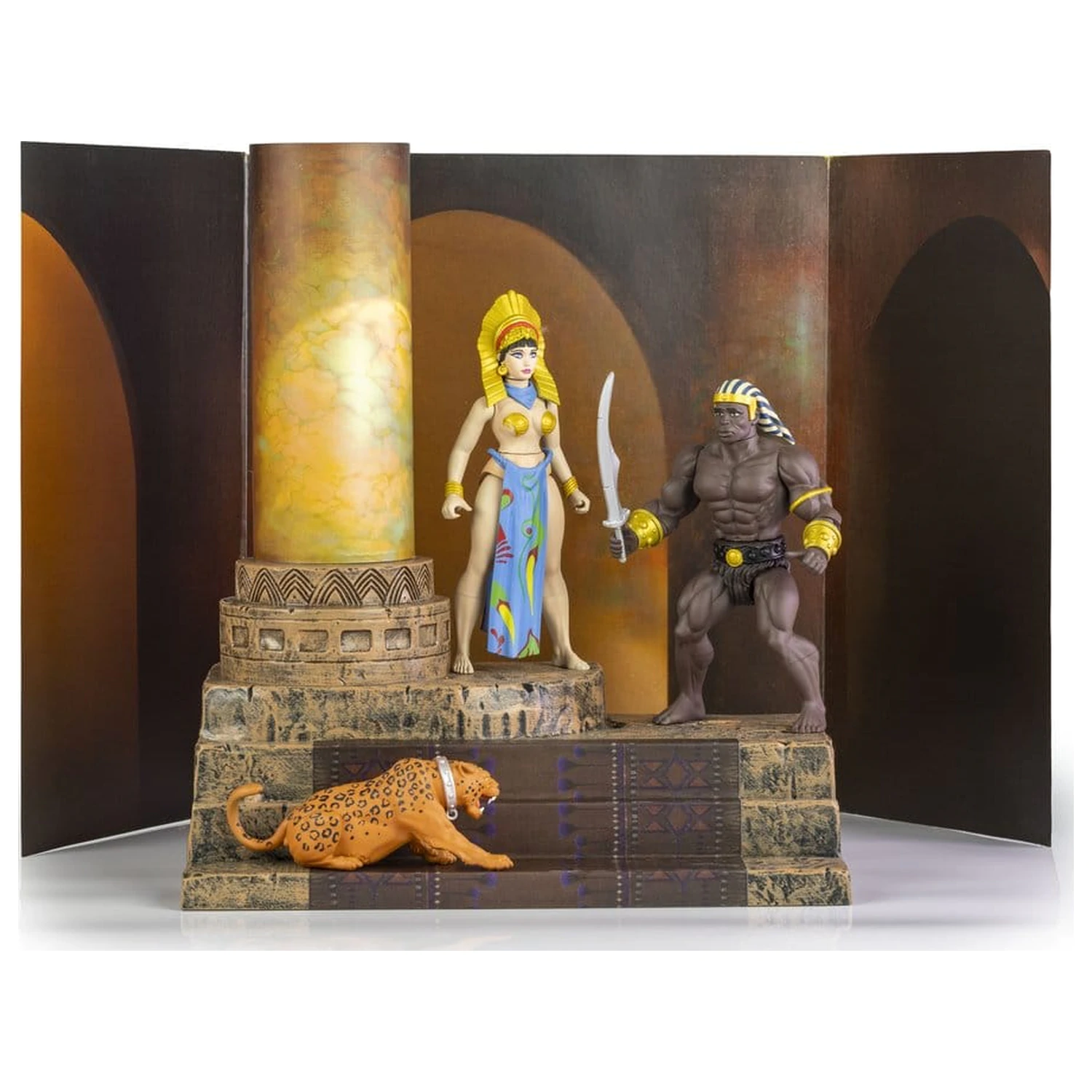 The Savage World of Frazetta akční figurka set Egyptian Queen & The Guard (Museum Edition) 14 cm fotografii produktu