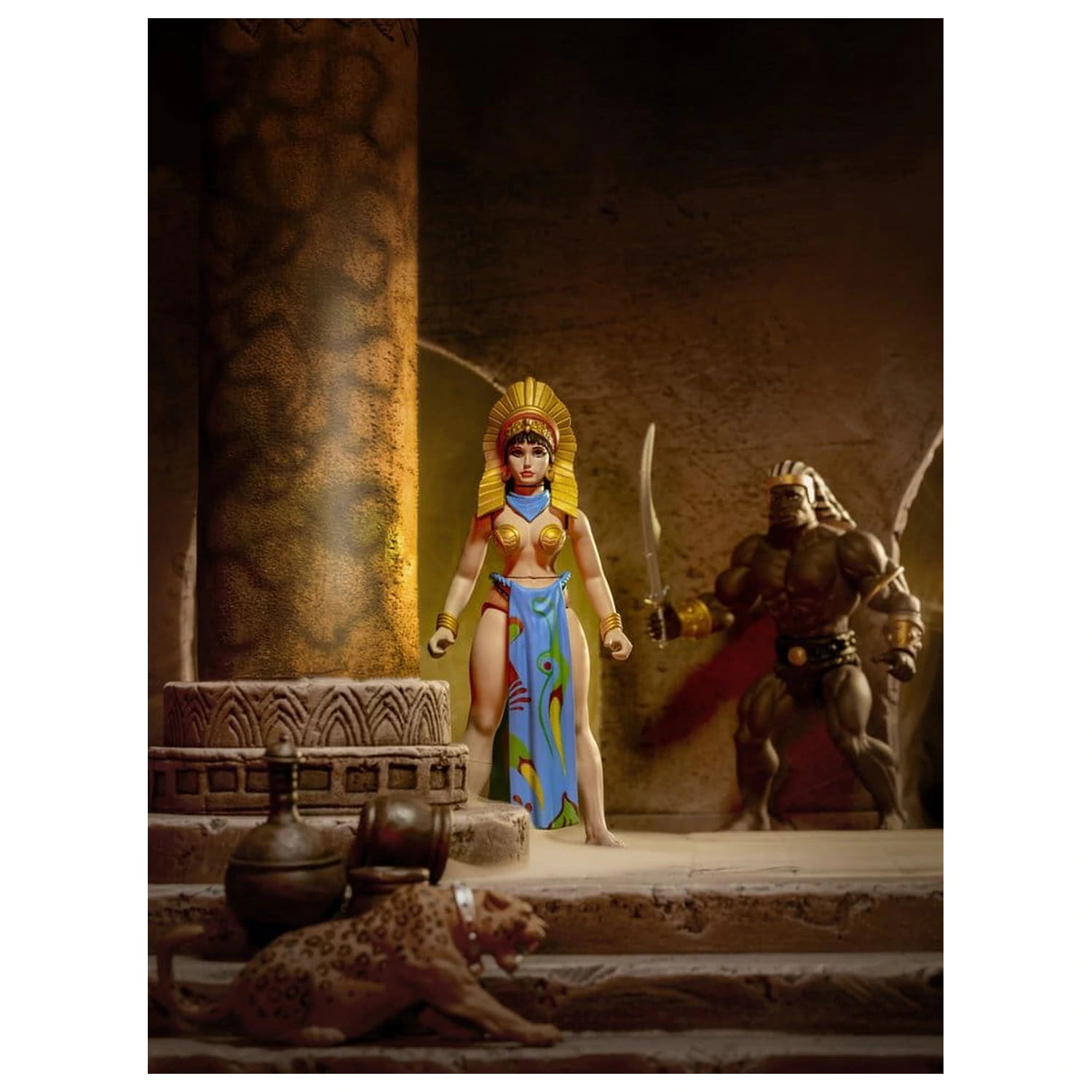 The Savage World of Frazetta akční figurka set Egyptian Queen & The Guard (Museum Edition) 14 cm fotografii produktu