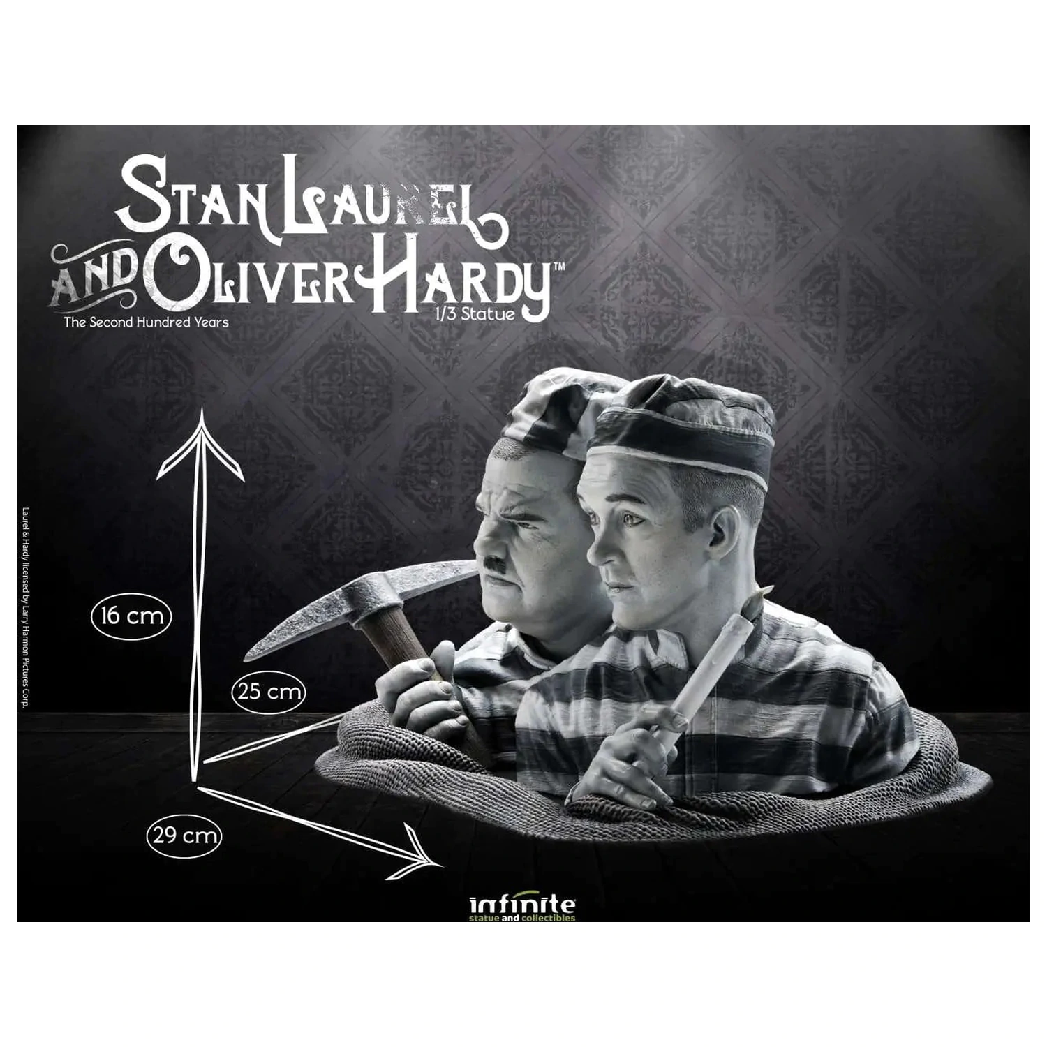 The Second Hundred Years Laurel & Hardy socha 1/3 16 cm fotografii produktu