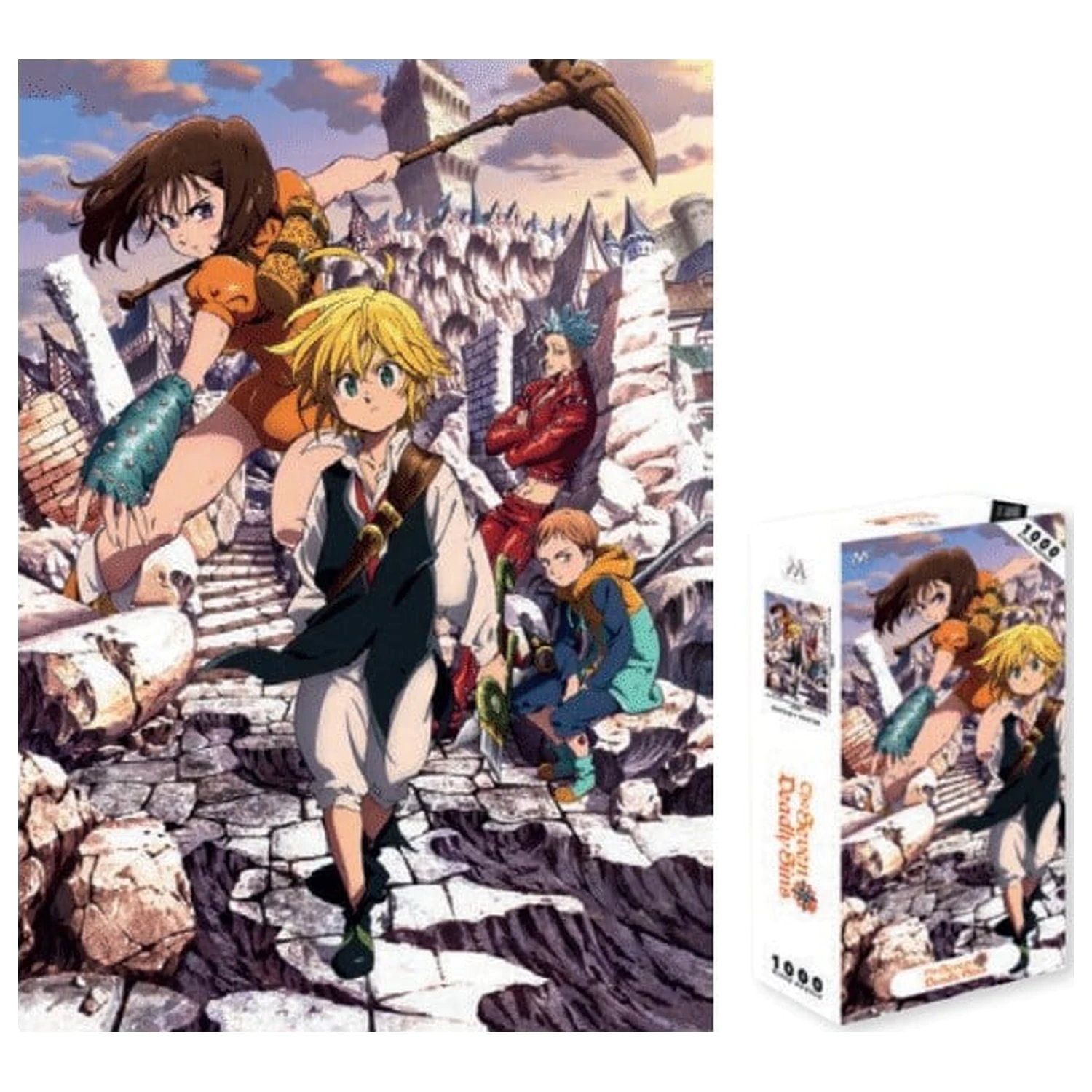 The Seven Deadly Sins puzzle (1000 kusů) fotografii produktu