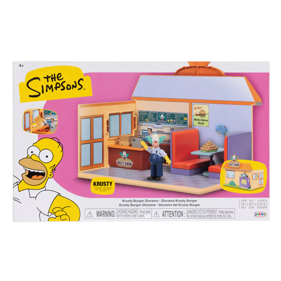 The Simpsons Burger Krusty hrací set fotografii produktu