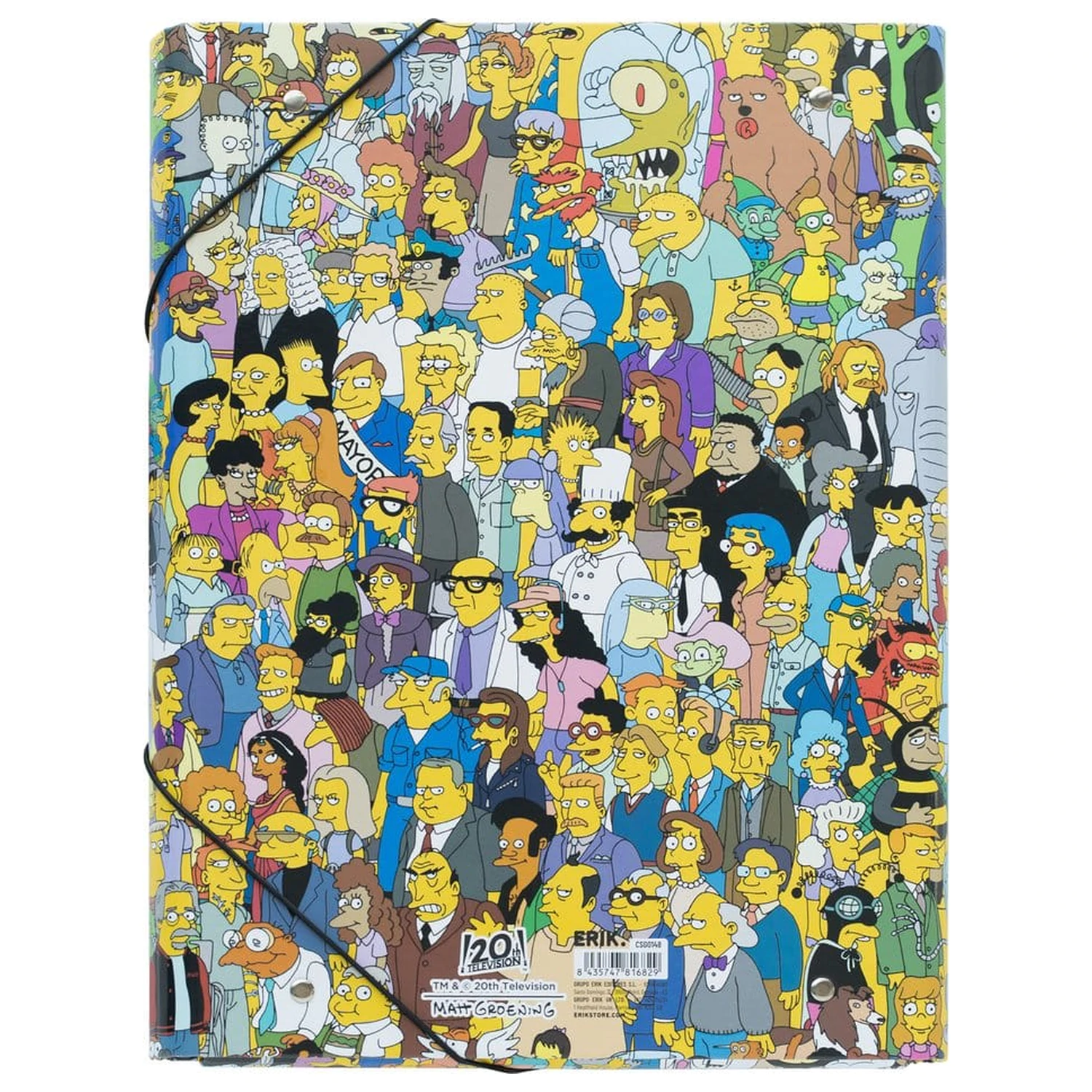The Simpsons pořadač s gumičkou 34 x 26 cm fotografii produktu