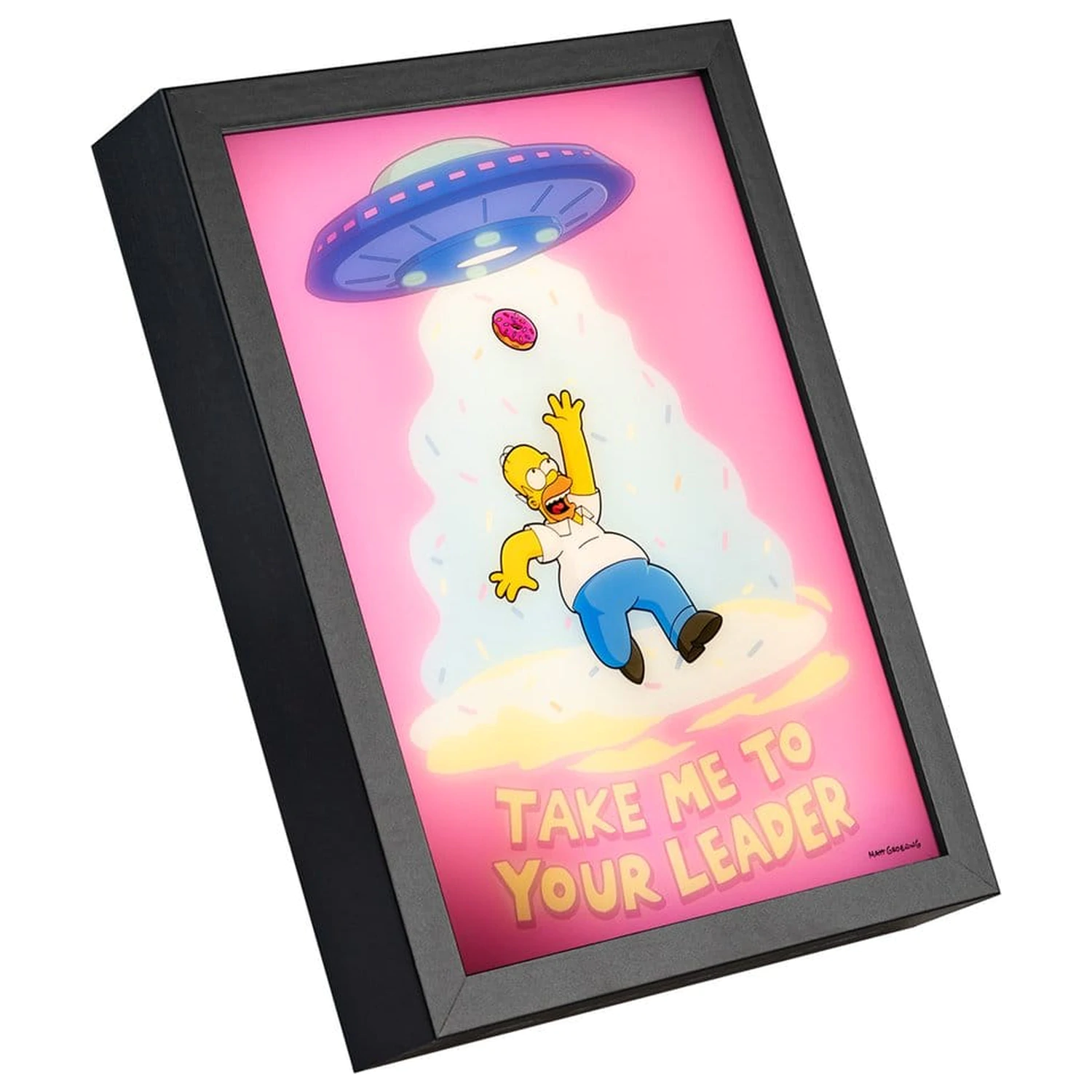 The Simpsons zarámovaný LED plakát 20 x 28 cm fotografii produktu