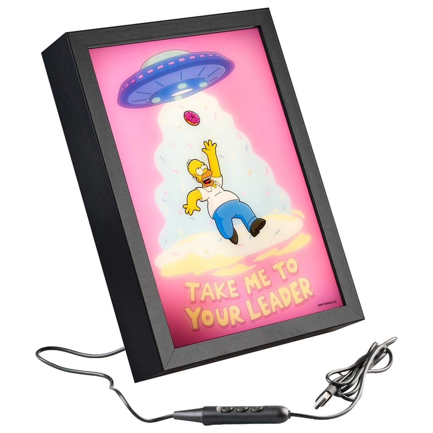 The Simpsons zarámovaný LED plakát 20 x 28 cm fotografii produktu