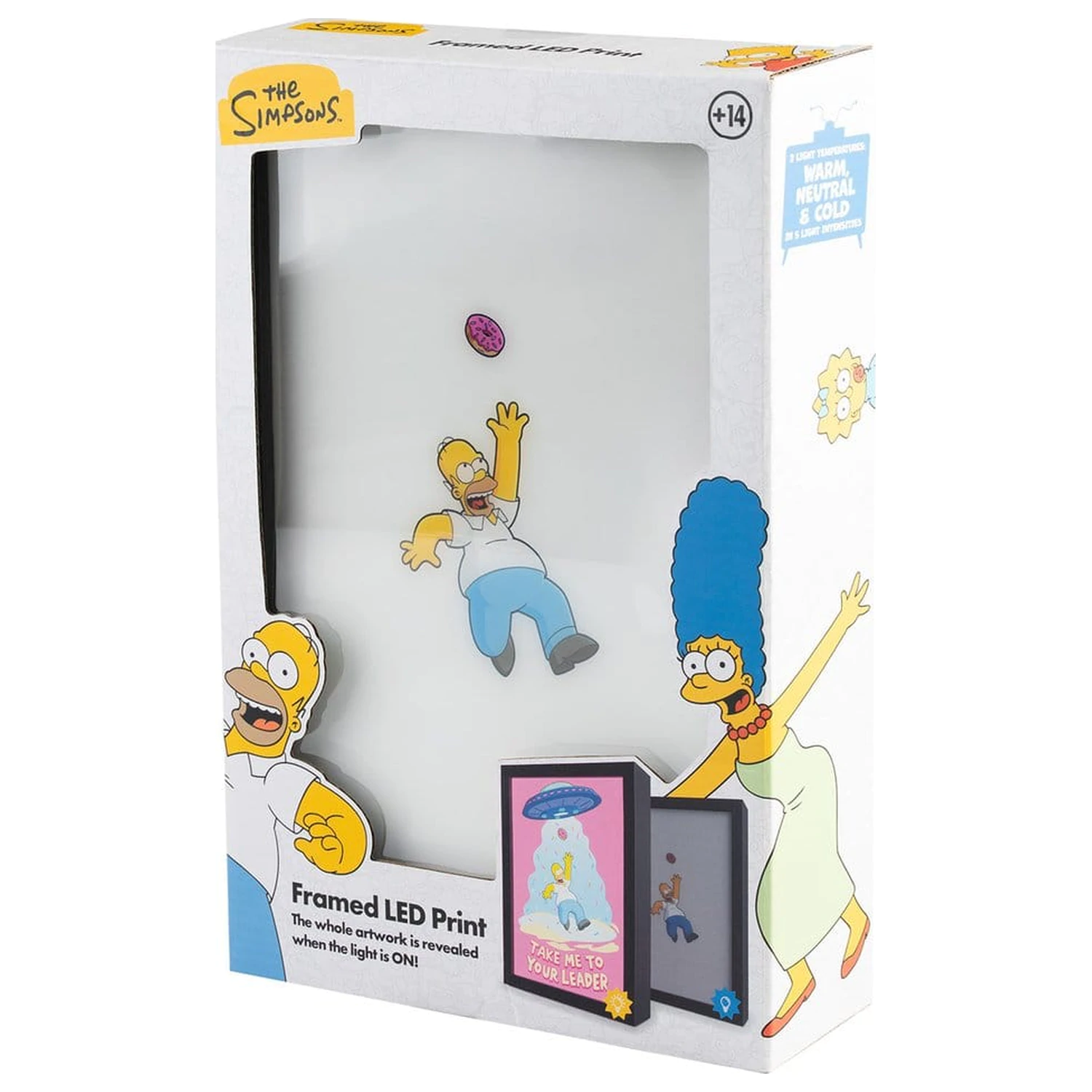 The Simpsons zarámovaný LED plakát 20 x 28 cm fotografii produktu