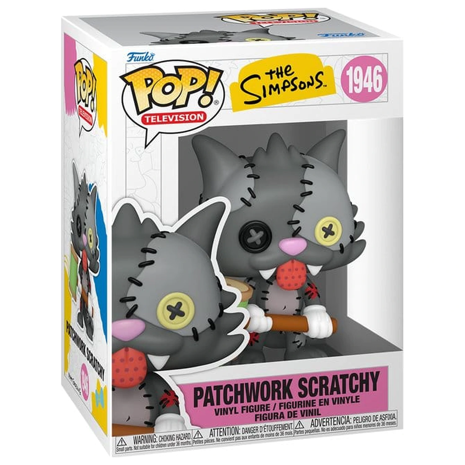 The Simpsons Funko POP! Animation Vinylová Figurka Scratchy Patchwork 9 cm fotografii produktu