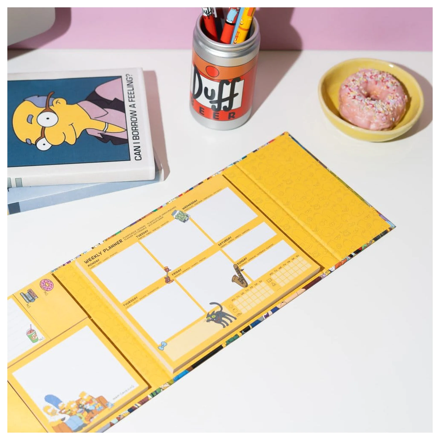 The Simpsons Týdenní plánovač s nalepovacími poznámkami 19 x 17 cm fotografii produktu