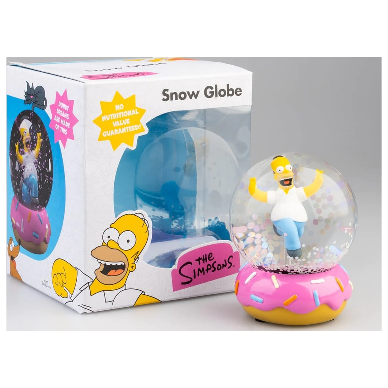 The Simpsons Snow Globe Homer Simpson Donut 10 cm fotografii produktu
