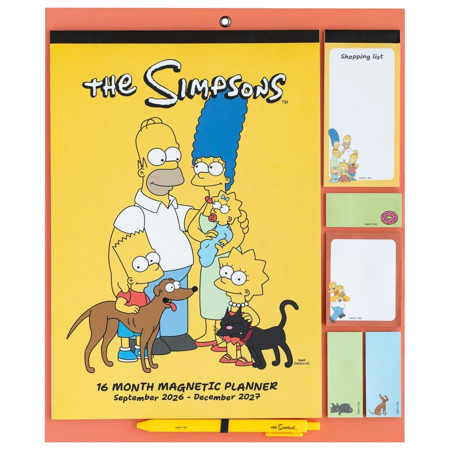 The Simpsons Magnetický Plánovač 2026/27 30 x 35 cm fotografii produktu