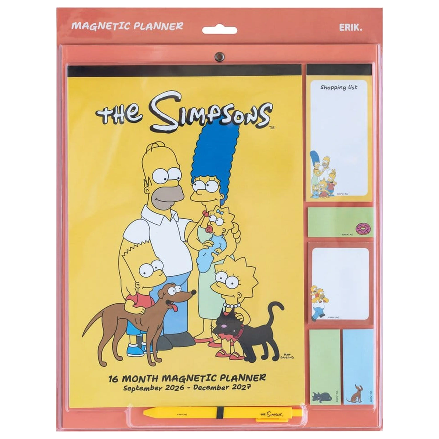 The Simpsons Magnetický Plánovač 2026/27 30 x 35 cm fotografii produktu