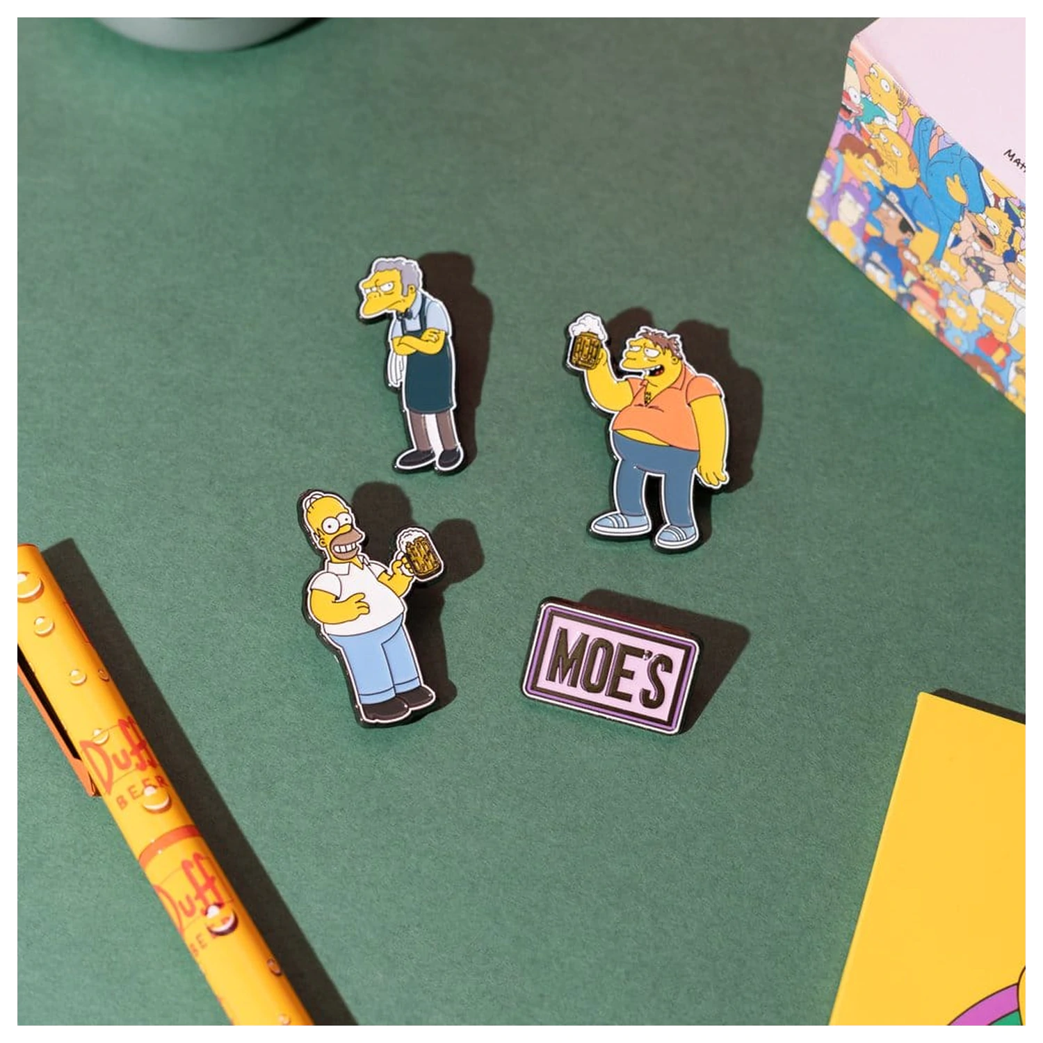 The Simpsons Pin Badges Set 4 kusy Hospoda U Vočka fotografii produktu