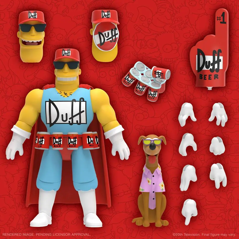 The Simpsons Ultimates akční figurka Duffman 18 cm fotografii produktu