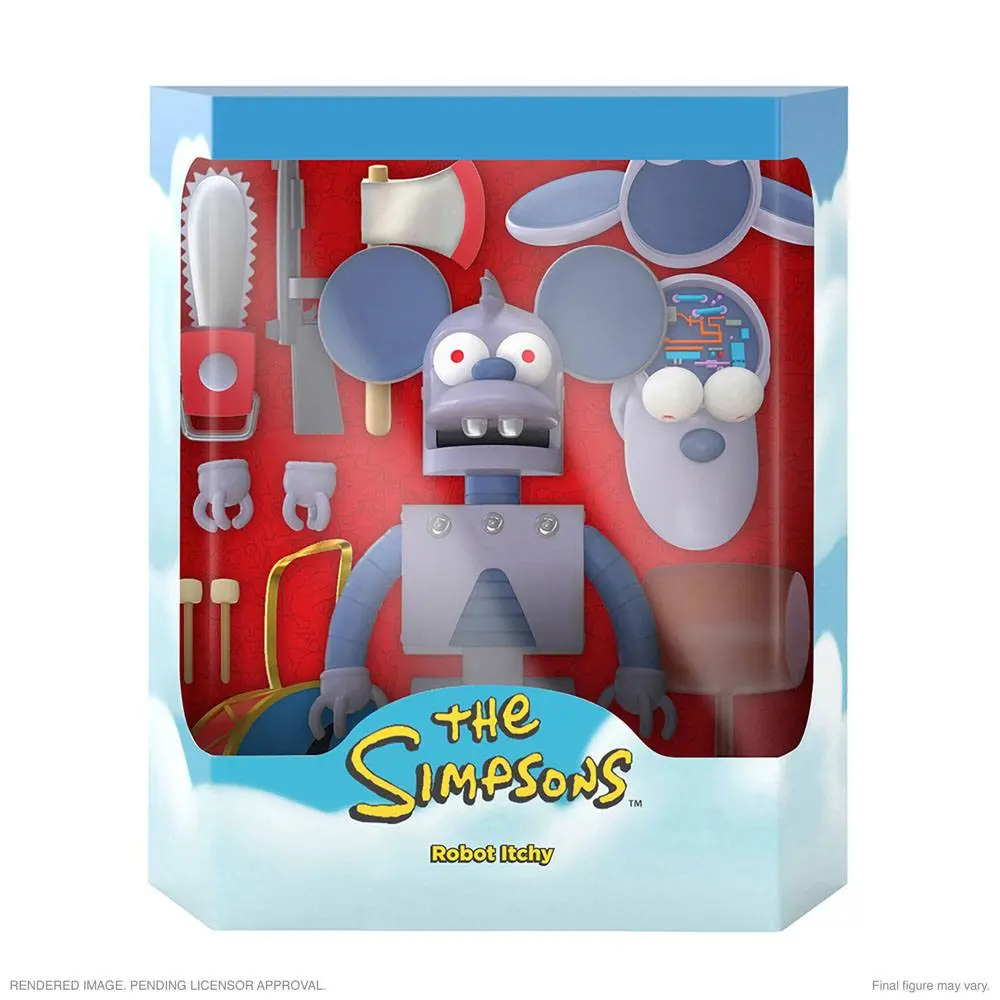 The Simpsons Ultimates akční figurka Robot Itchy 18 cm fotografii produktu