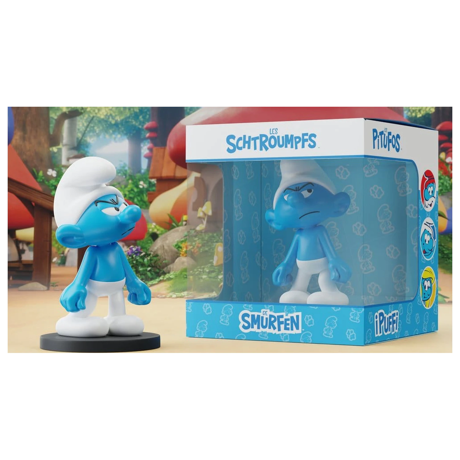 The Smurfs Socha Grouchy Smurf 11 cm fotografii produktu