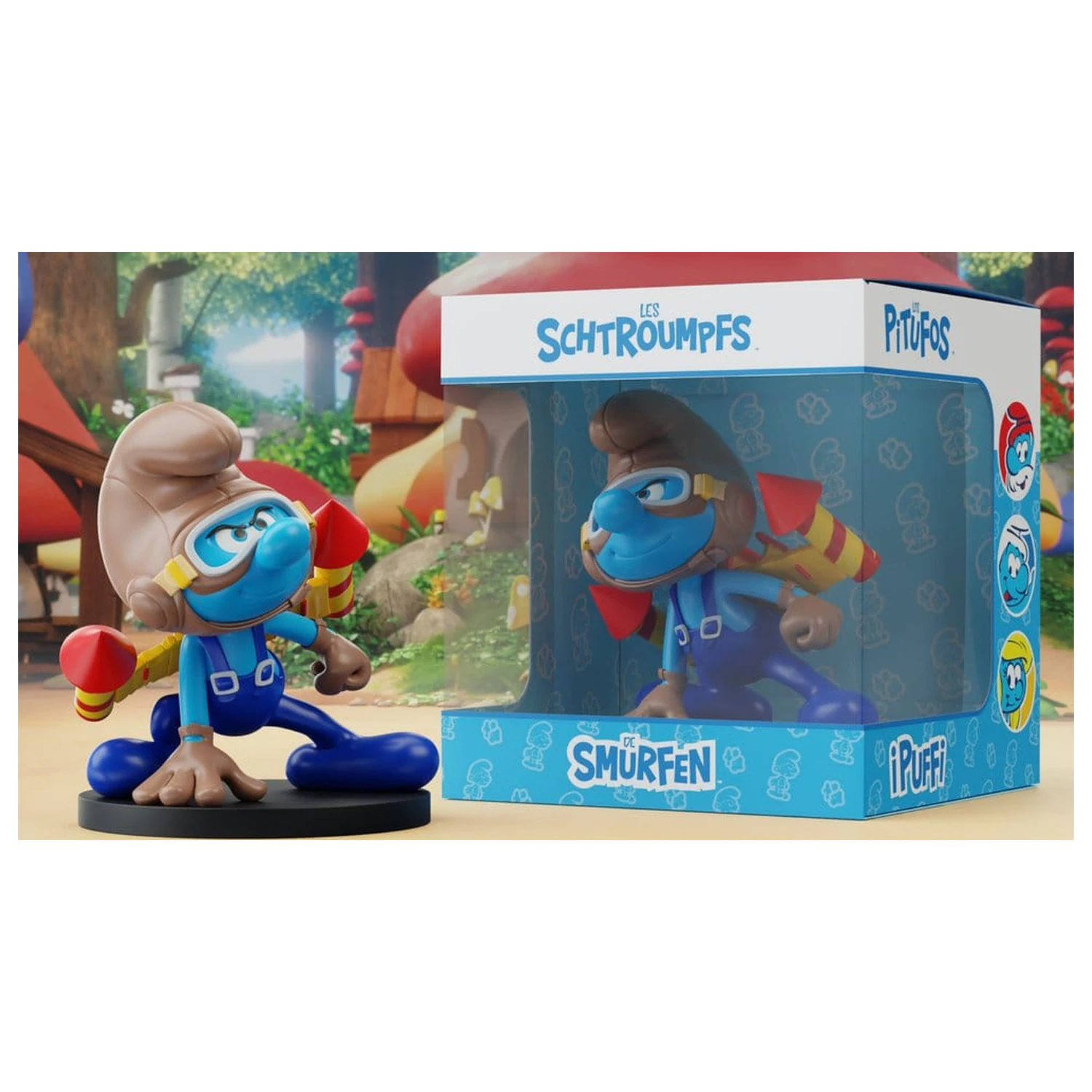 The Smurfs Soška Jetpack Smurf 10 cm fotografii produktu