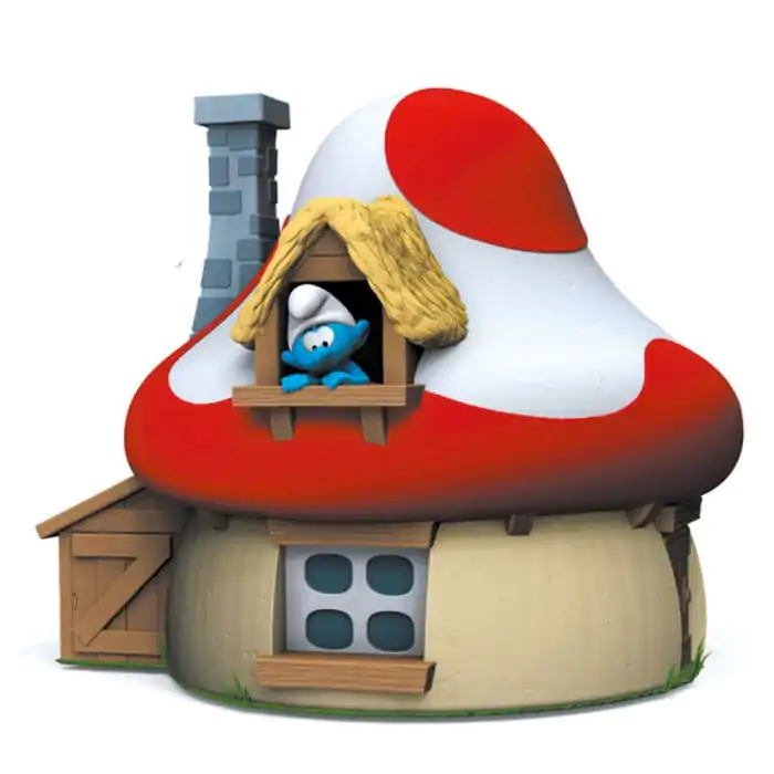 The Smurfs Coin Bank Houbička na mince Mushroom House fotografii produktu