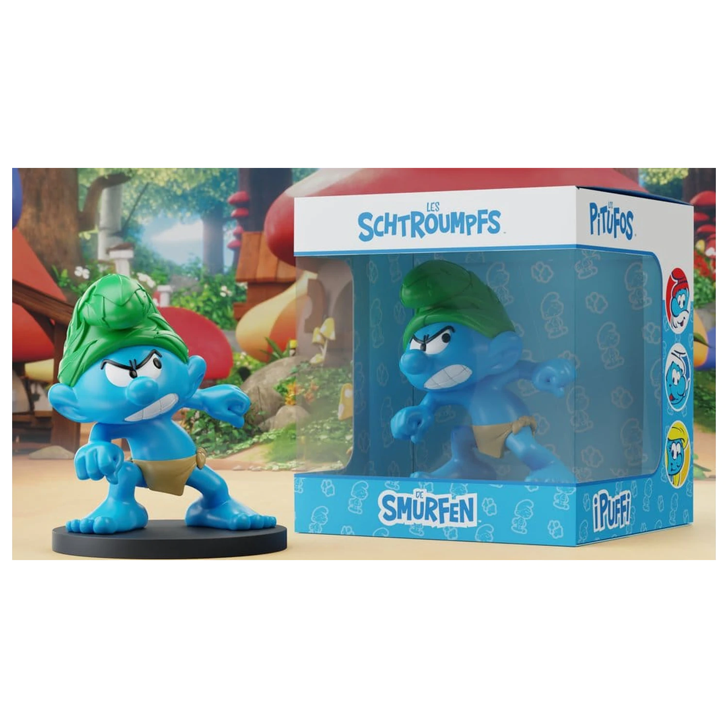 The Smurfs Soška Wild Smurf 10 cm fotografii produktu