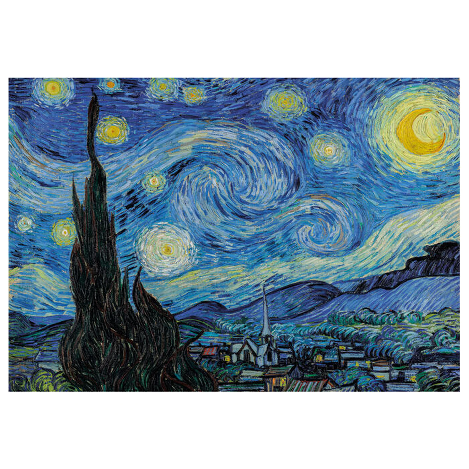 The Starry Night puzzle 500 dílků fotografii produktu