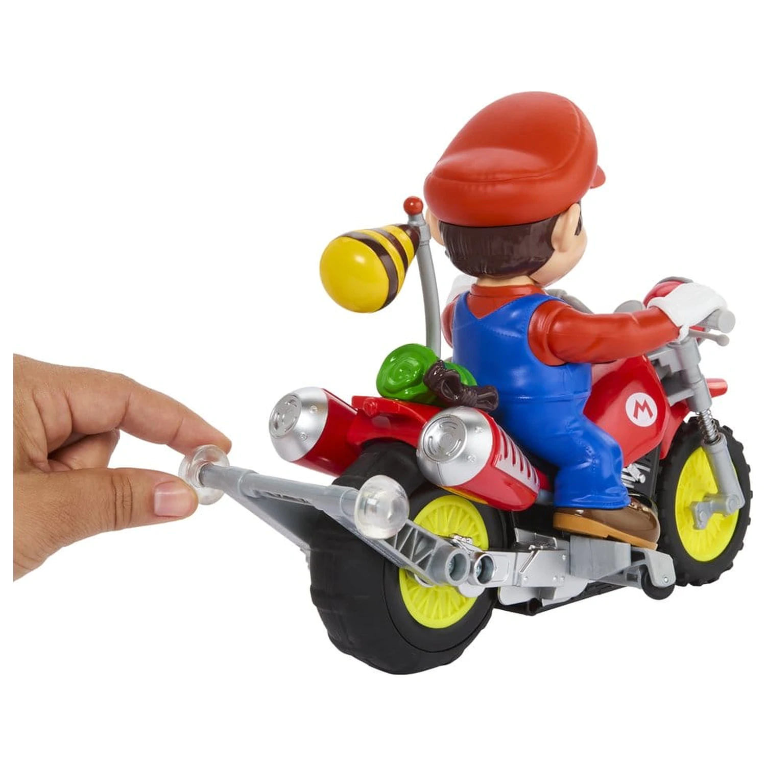 The Super Mario Galaxy Movie Hot Wheels RC Vozidlo Mario Wheelie Motocross fotografii produktu