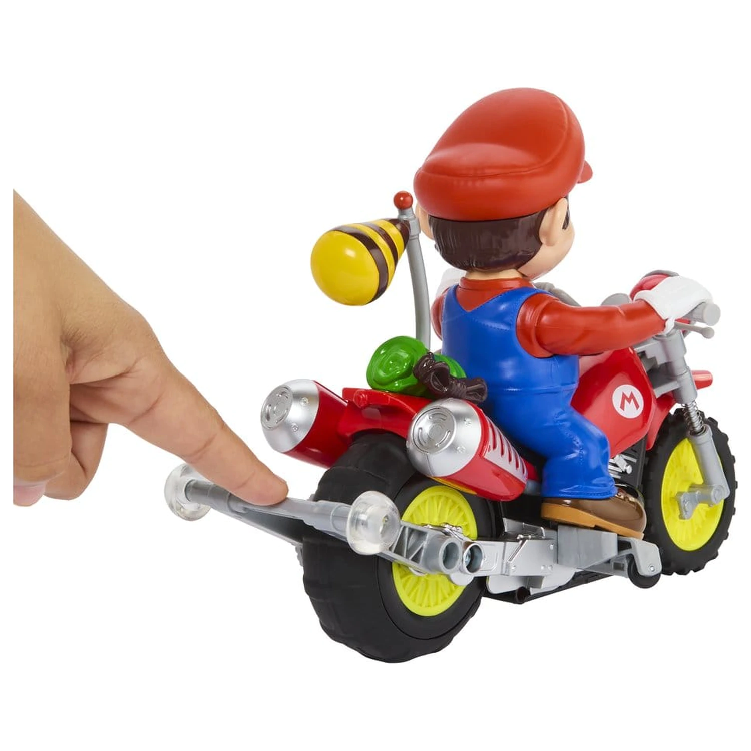 The Super Mario Galaxy Movie Hot Wheels RC Vozidlo Mario Wheelie Motocross fotografii produktu