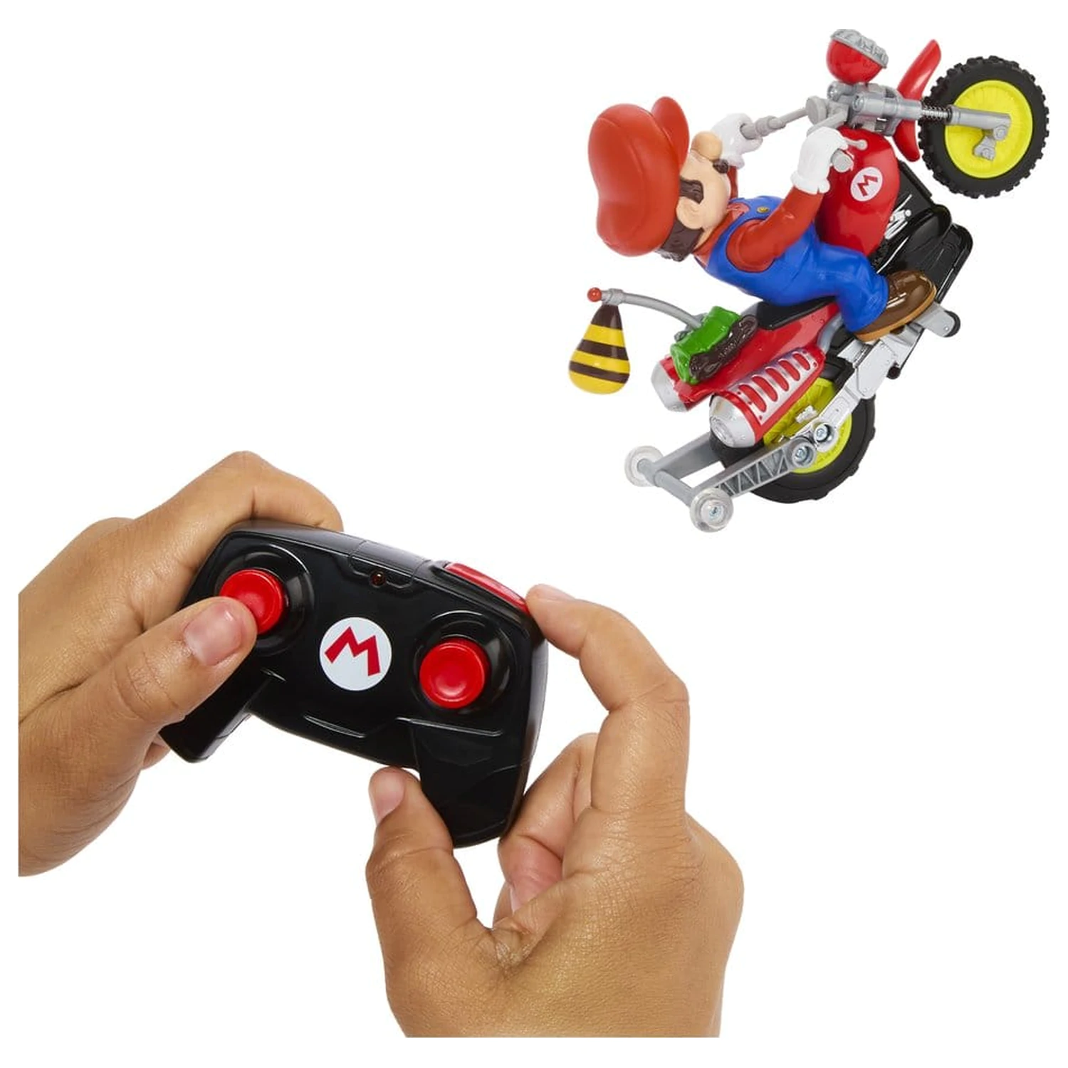 The Super Mario Galaxy Movie Hot Wheels RC Vozidlo Mario Wheelie Motocross fotografii produktu