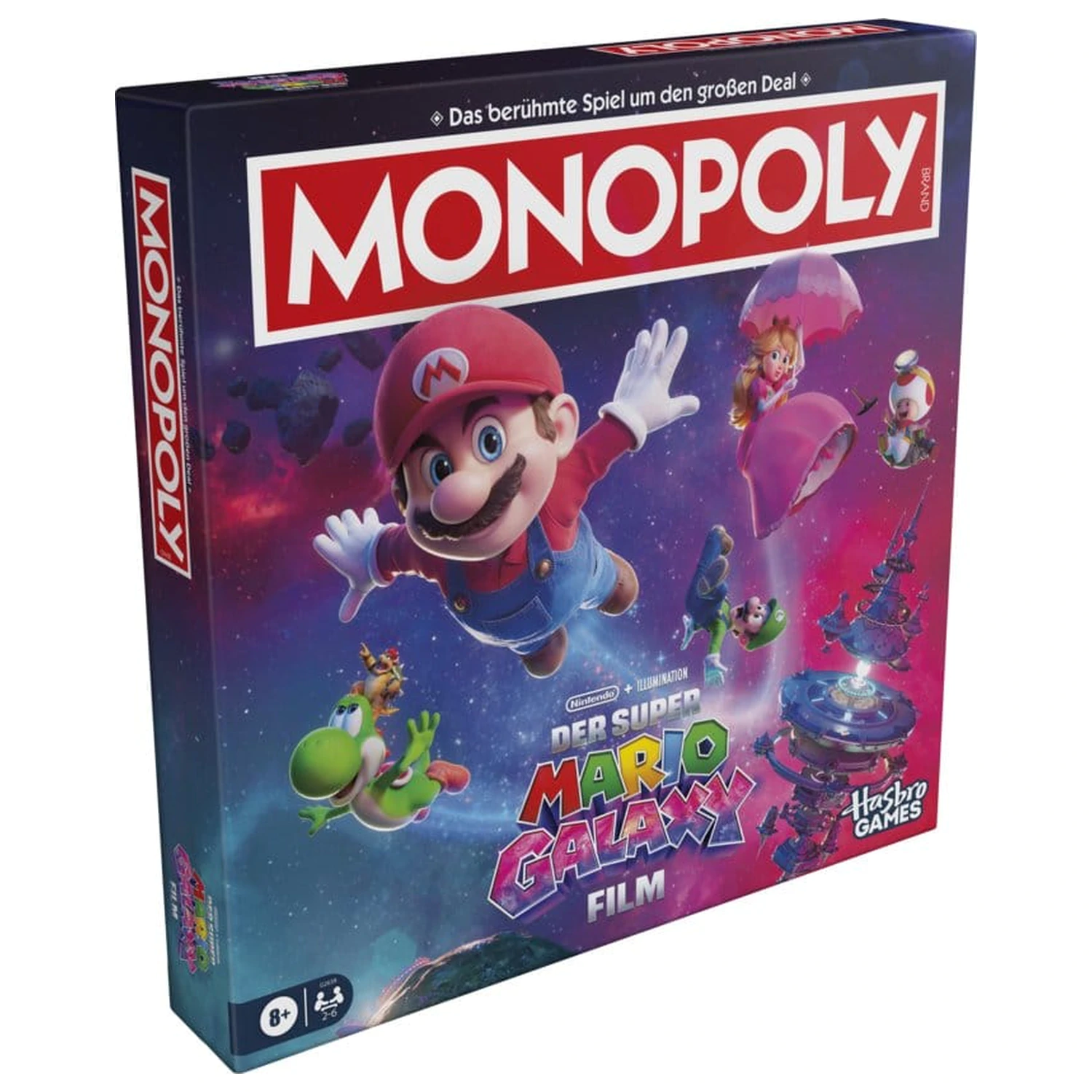 The Super Mario Galaxy Movie Monopoly Desková hra *Německá verze* fotografii produktu