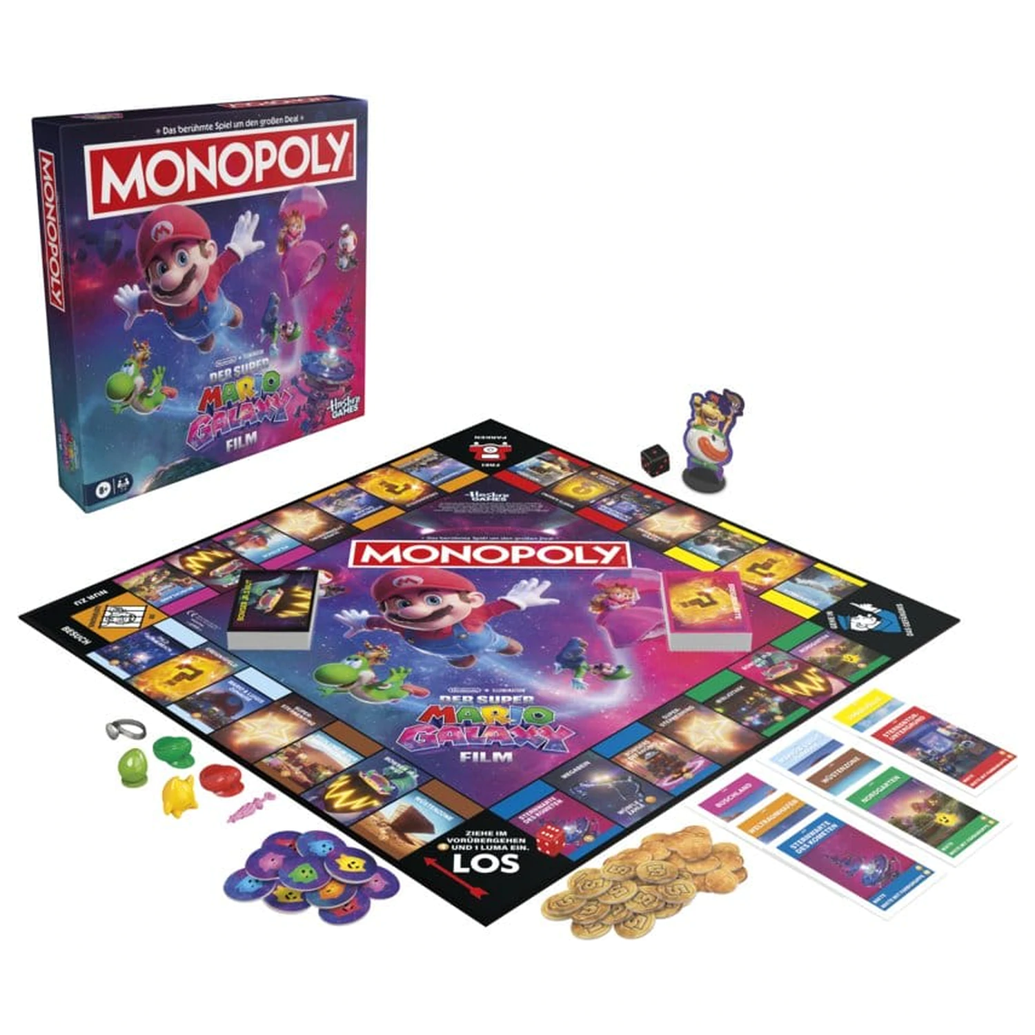 The Super Mario Galaxy Movie Monopoly Desková hra *Německá verze* fotografii produktu