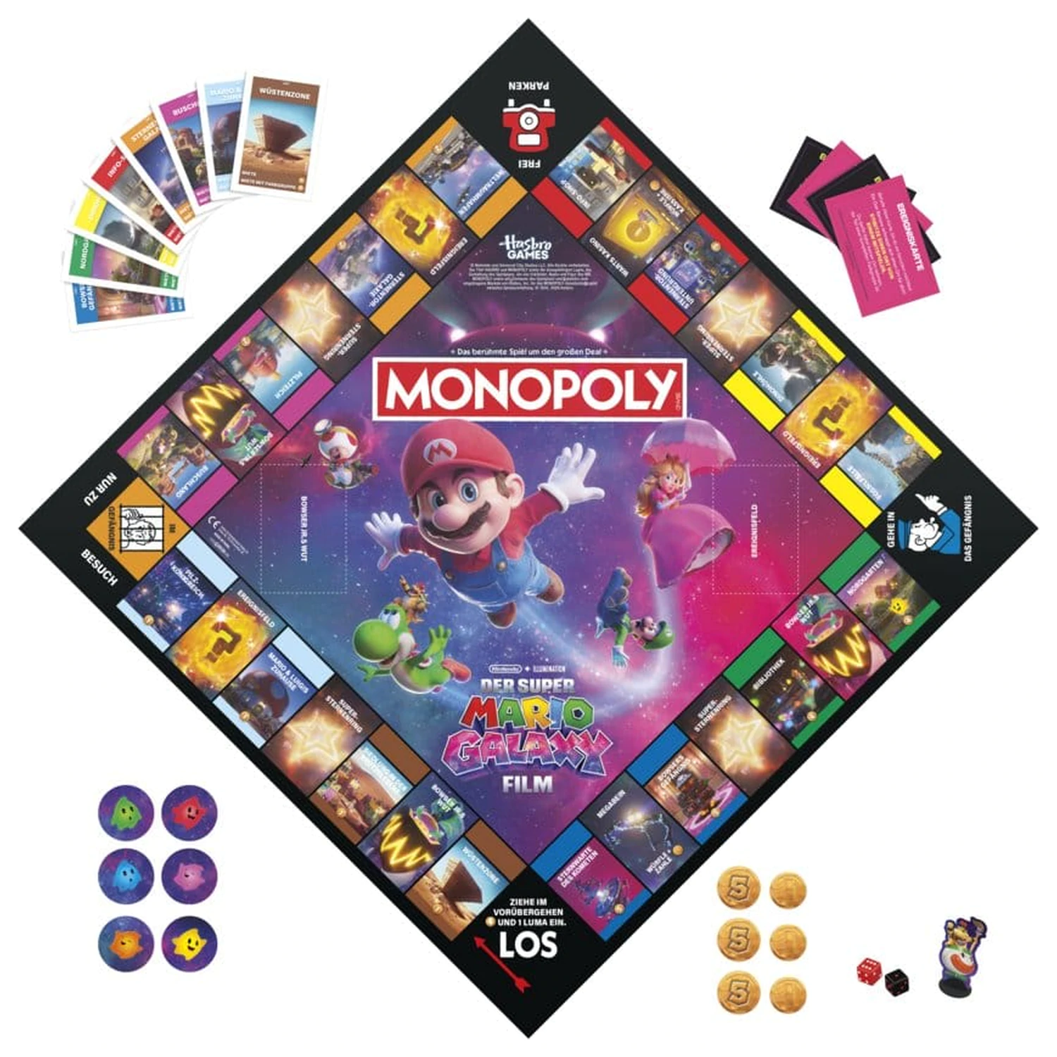 The Super Mario Galaxy Movie Monopoly Desková hra *Německá verze* fotografii produktu