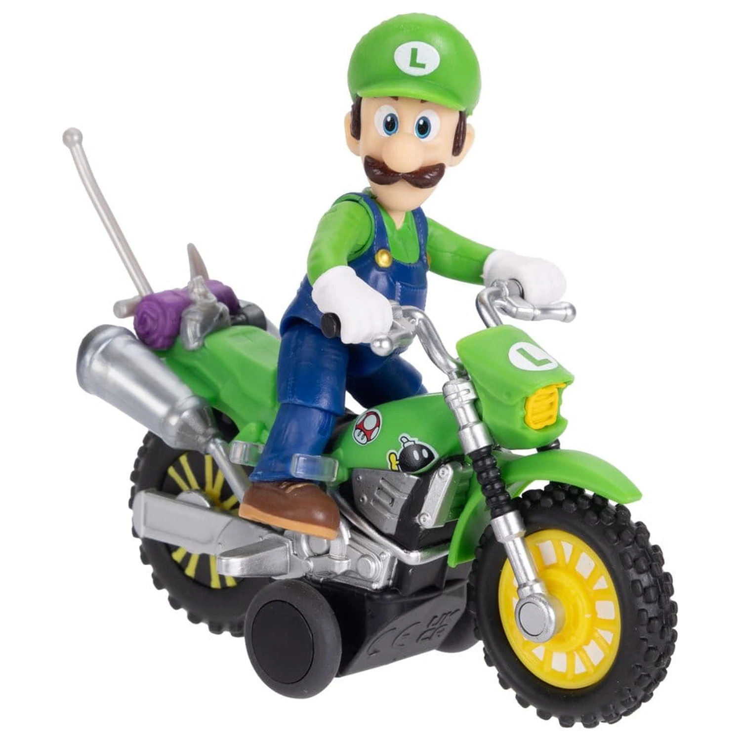 Super Mario figurka a motocykl hračka - Luigi fotografii produktu