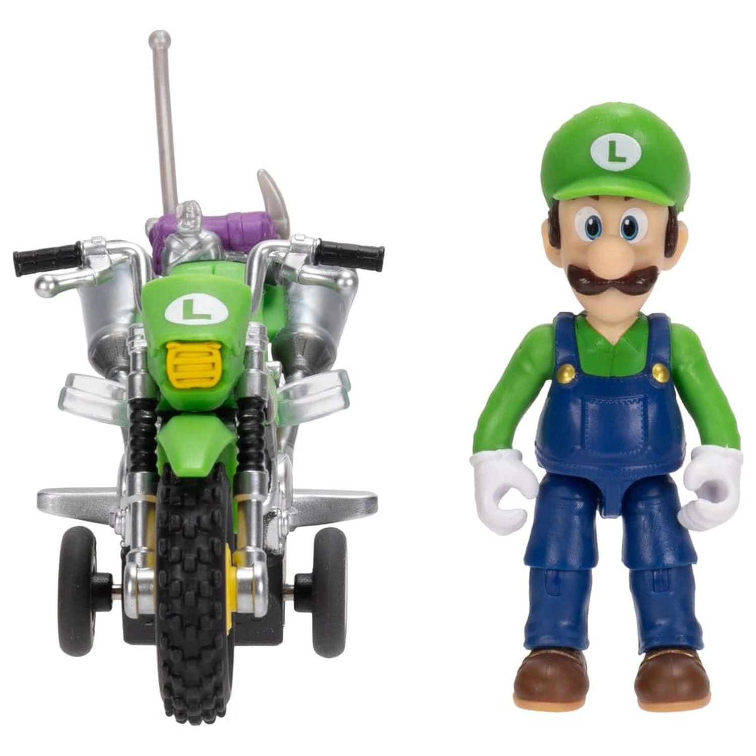 Super Mario figurka a motocykl hračka - Luigi fotografii produktu