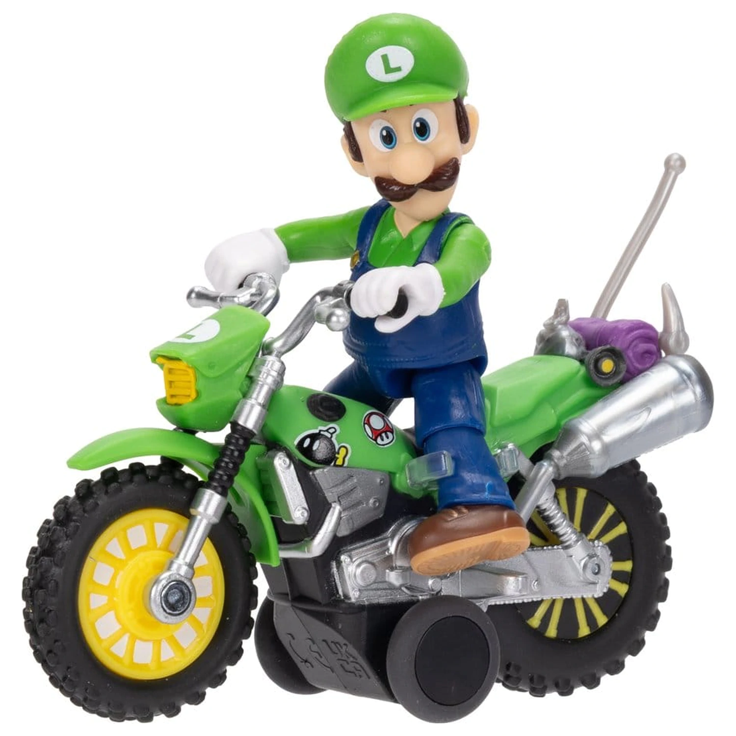 Super Mario figurka a motocykl hračka - Luigi fotografii produktu
