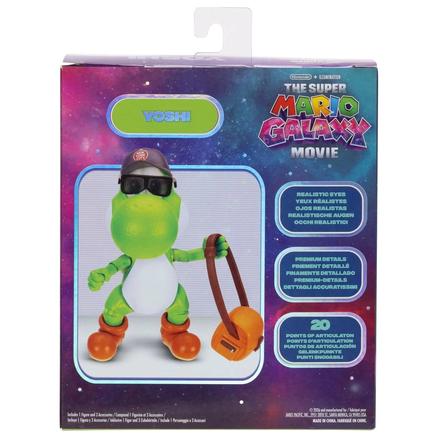The Super Mario Galaxy Movie akční figurka Yoshi 13 cm fotografii produktu