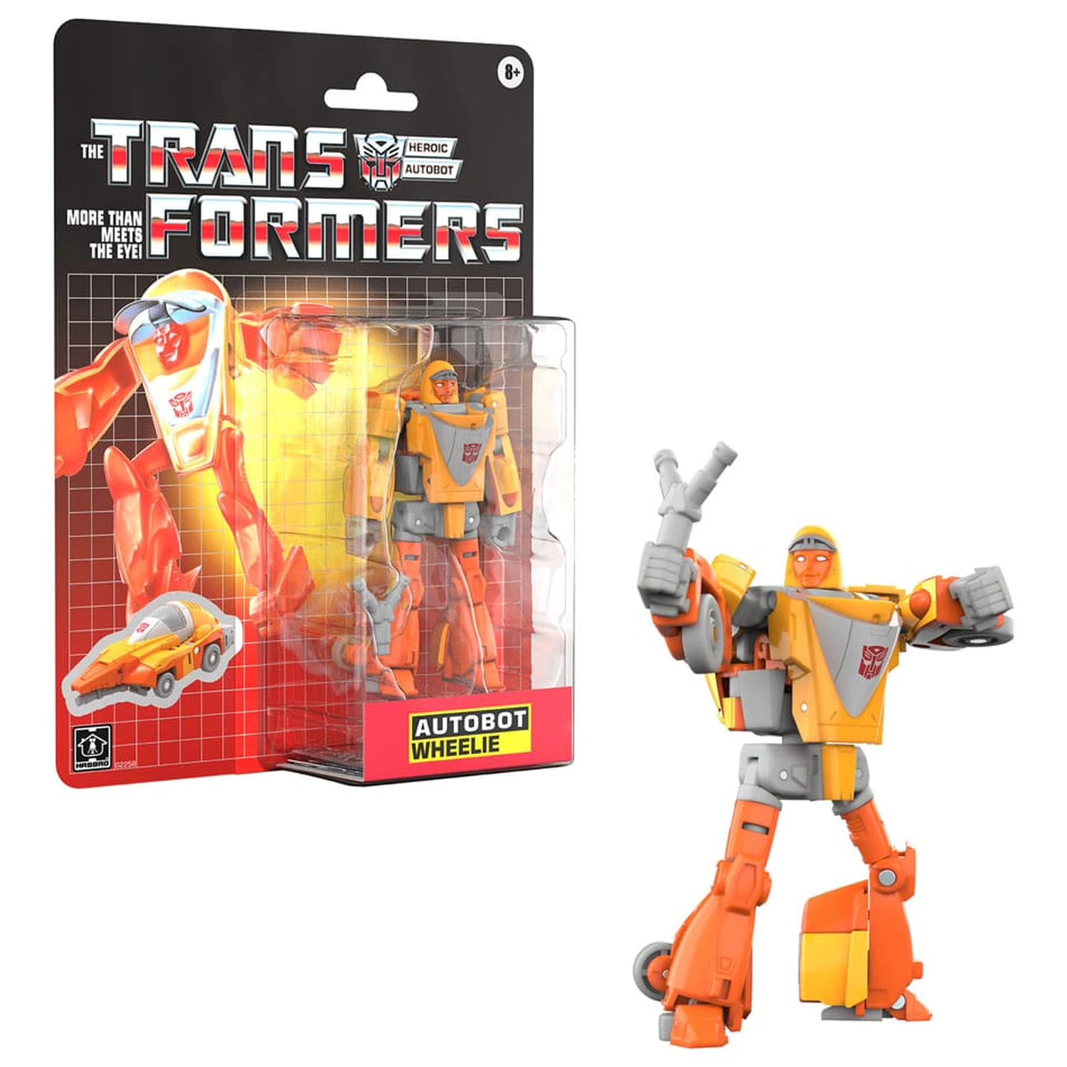 The Transformers Retro G1 Akční figurka Autobot Wheelie 11 cm fotografii produktu