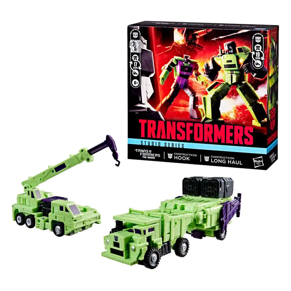 The Transformers: The Movie akční figurka 2-Pack Constructicon Hook & Constructicon Long Haul 16 cm fotografii produktu
