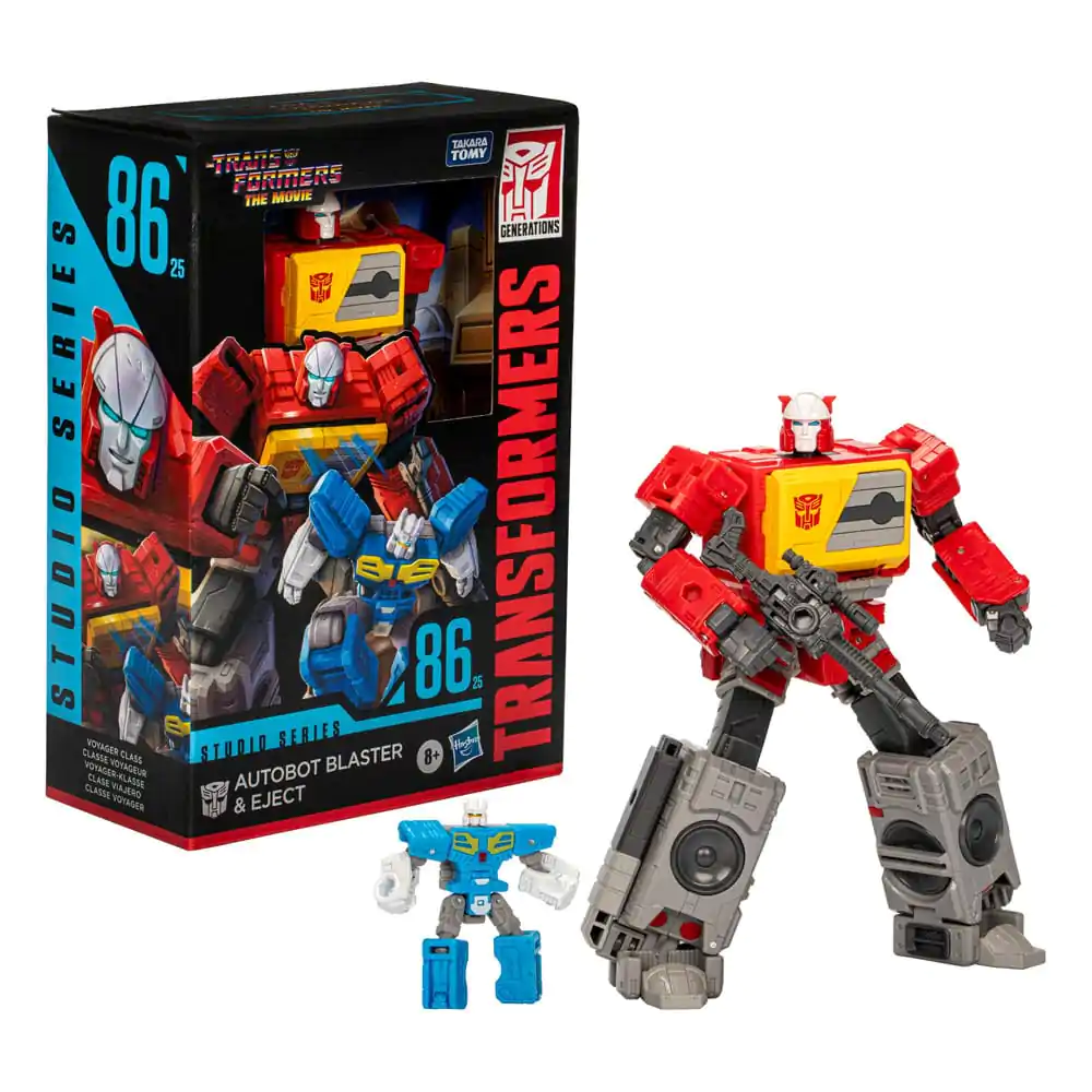 The Transformers: The Movie Generations Studio Series Voyager Class Akční figurka Autobot Blaster & Eject 16 cm fotografii produktu