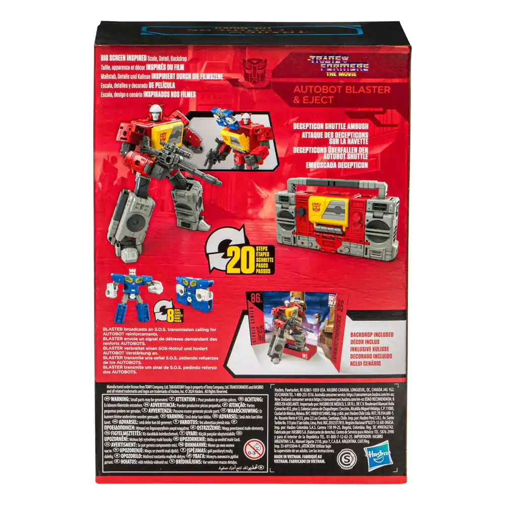 The Transformers: The Movie Generations Studio Series Voyager Class Akční figurka Autobot Blaster & Eject 16 cm fotografii produktu
